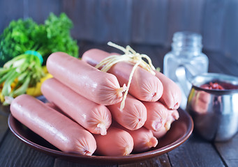 Image showing sausages