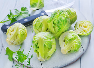 Image showing brussel sprouts