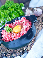 Image showing minced meat 