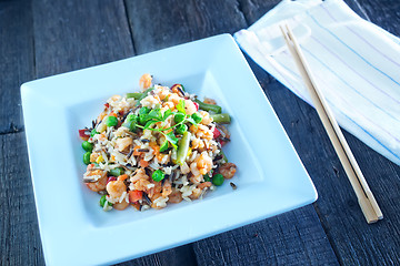 Image showing rice with vegetables