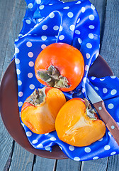 Image showing Ripe persimmons 