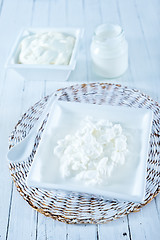 Image showing cheese,milk and sour cream