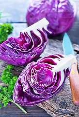 Image showing blue cabbage