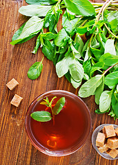 Image showing mint tea