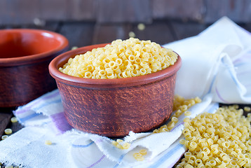 Image showing raw pasta