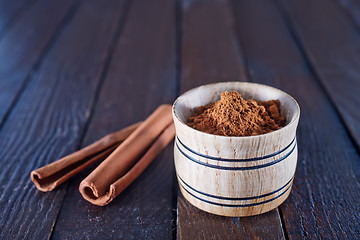 Image showing dry cinnamon