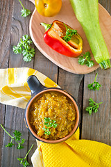 Image showing vegetable caviar