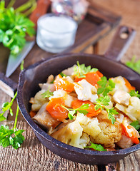 Image showing fried vegetables