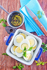 Image showing boiled eggs