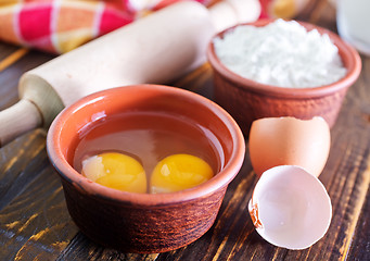 Image showing ingredients for dough