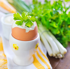 Image showing boiled egg