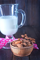 Image showing almond milk