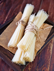 Image showing raw rice noodles