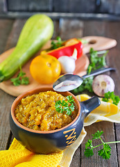 Image showing vegetable caviar