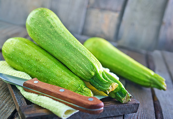 Image showing raw zucchini