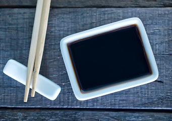 Image showing soy sauce