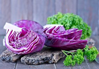 Image showing blue cabbage