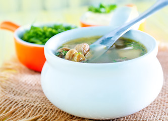 Image showing mushroom soup