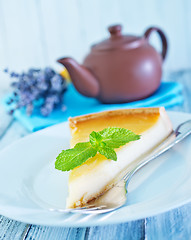 Image showing sweet cheesecake