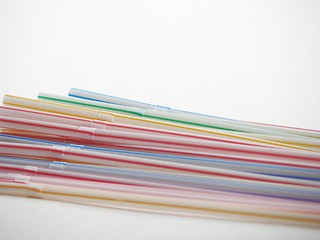 Image showing Colored Straws 1