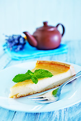 Image showing sweet cheesecake