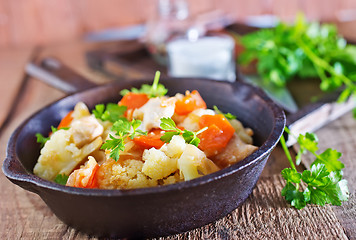 Image showing fried vegetables