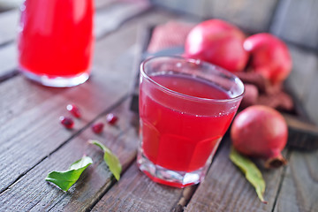 Image showing pomegranate juice