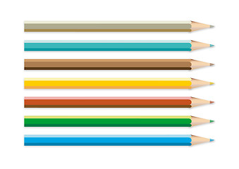 Image showing Colorful Pencils for writing