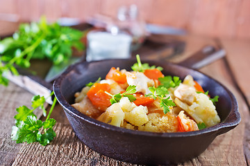 Image showing fried vegetables