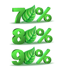 Image showing Spring Percent discount icon