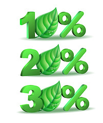 Image showing Spring Percent discount icon