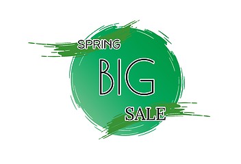 Image showing spring sale vector background