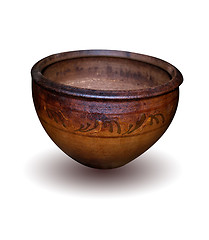 Image showing old clay pot