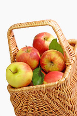 Image showing Fresh red apples