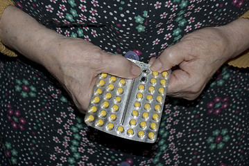 Image showing elderly woman's hands