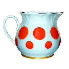 Image showing cup with red circles