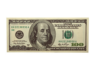 Image showing one hundred dollar bill