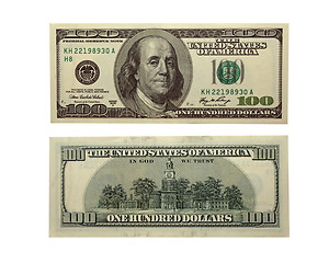 Image showing one hundred dollars