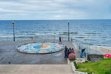Image showing Mosaic sundial in Svetlogorsk, Russia