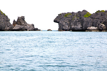 Image showing   blue lagoon   thailand kho phangan      water   china sea