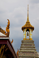 Image showing  thailand asia   in  bangkok rain  bell tower    and  colors rel