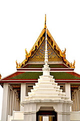 Image showing roof  gold    temple   in    incision of the  