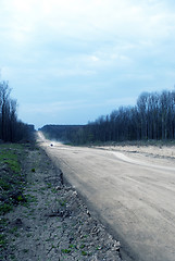 Image showing road in the forest