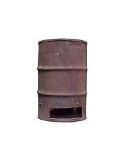 Image showing rusty barrel