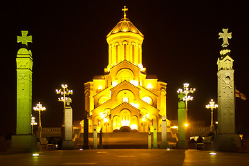 Image showing Holy Trinity Cathedral of Tbilisi Sameba