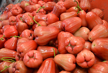 Image showing Photography of wax apple in the market