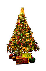 Image showing Isolated Christmas tree