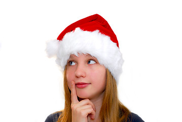 Image showing Chrismas girl