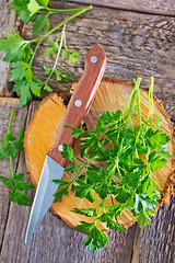 Image showing fresh parsley