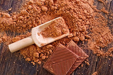 Image showing cocoa powder